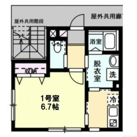 ベイルーム茅ヶ崎の物件間取画像